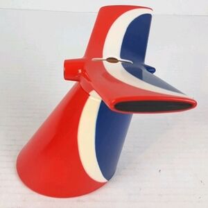 🔥VTG CARNIVAL CRUISE LINE Souvenir Plastic Whale Tail Bank/Cup Hand Painted
